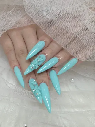 ネイル NON🎀韓国 ちゅるんワンホン🎀のネイルデザイン