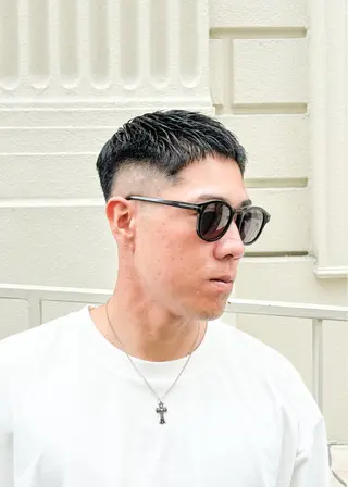 ショート メンズ 三宮メンズカット ヨシイッキのヘアスタイル