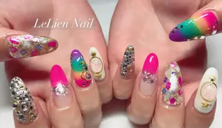 ネイル モチの良さ◉ フィルインネイル♡のネイルデザイン