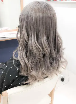 セミロング カラー 🪐原宿/ハイトーン /デザインカラー🪐のヘアスタイル
