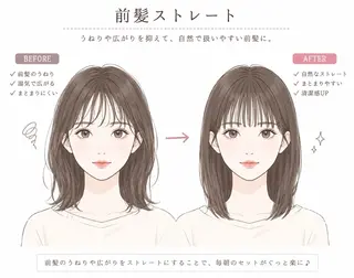 パーマ 今在家 玲【艶髪スト レート/メンズ】のヘアスタイル