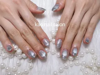 ネイル kao nail マグネット/長さだしのネイルデザイン