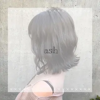 ミディアム カラー ブリーチ/推しカラー moe🐰🌷のヘアスタイル