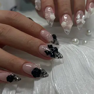 ネイル tener 🖤yua🖤のネイルデザイン