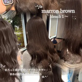 カラー 暖色/透明感カラー 🤍yuzuho🫧のヘアスタイル
