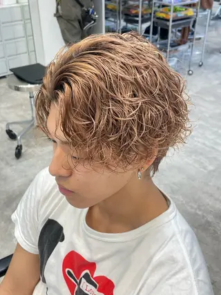 パーマ メンズ fifth 武正 琉生のヘアスタイル