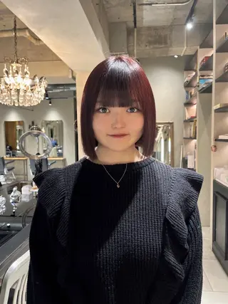 ミディアム カラー TaNa. 笑南(えみな)のヘアスタイル