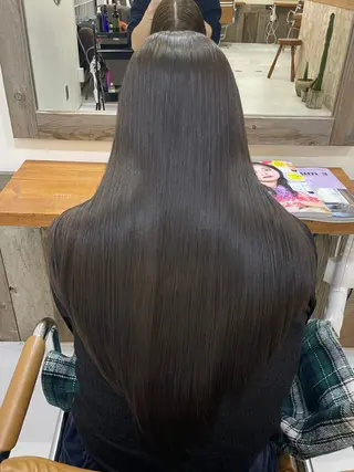ロング カラー ケアカラー×髪質改善 🌙OKUBO🌙のヘアスタイル