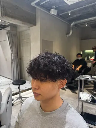 メンズ 新宿/メンズカット /パーマ/カラーのヘアスタイル