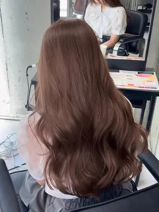 ロング カラー 艶感カラー 🩵レイヤー/紫音のヘアスタイル