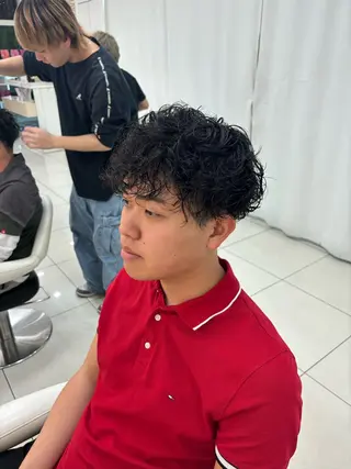 ショート パーマ keany錦糸町 ハセベユウのヘアスタイル