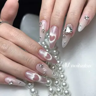 ネイル M🌷nail 長さだし専門店のネイルデザイン