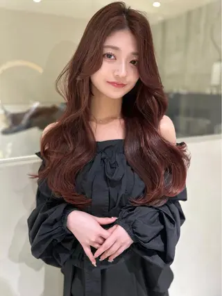 ロング カラー 《髪質改善✖️オリー ブ🧸》小嶋拓也のヘアスタイル