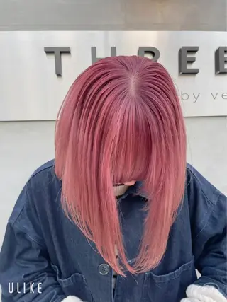 ミディアム カラー three_ ナオキのヘアスタイル