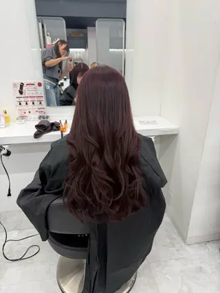 ロング カラー 🥂上品ワンホンヘア 🥂nozomiのヘアスタイル