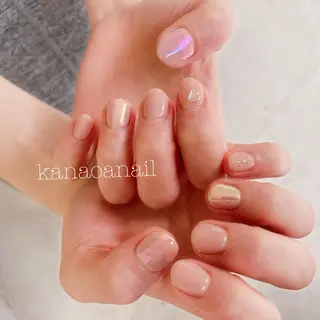 ネイル 地爪育成💅 kanaoanailのネイルデザイン
