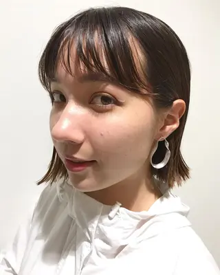 ショート カラー fuchigami suzunoのヘアスタイル