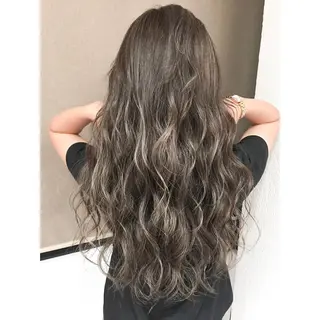ロング カラー ネイル マツエク・マツパ 井上 一平のヘアスタイル