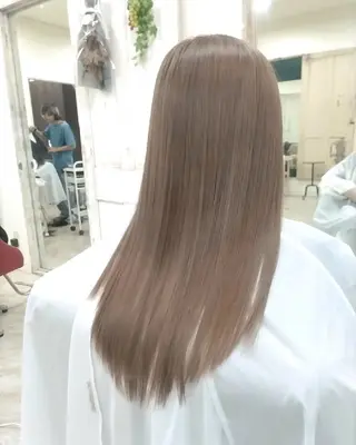 ロング カラー 磯崎 美幸のヘアスタイル