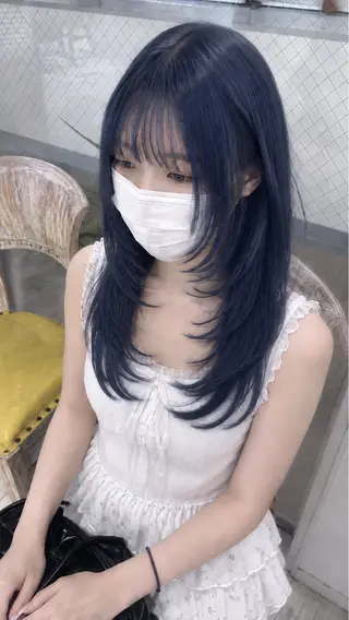 カラー 【🦋透明感艶🪽】 カラー🩶りんか🩶のヘアスタイル