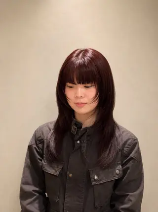 ロング カラー 久野紗愛 【髪質改善　艶髪】のヘアスタイル