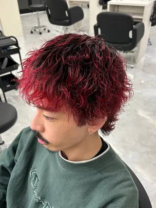 ショート カラー メンズ 🎨古着✖️ ハイトーンYui🎨のヘアスタイル