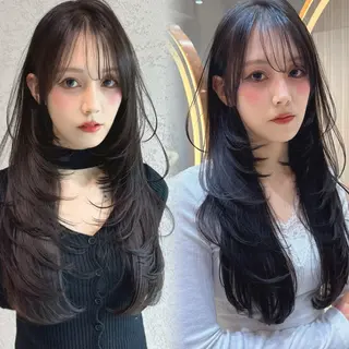 ロング カラー レイヤー/髪質改善 Lond ambreのヘアスタイル