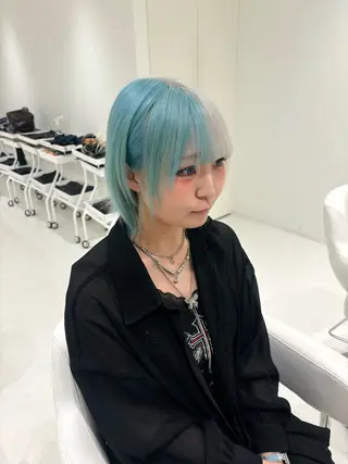 ミディアム カラー ブリーチモデル大募集 ♡Manamiのヘアスタイル