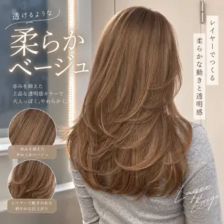 ロング 似合わせ 美髪矯正 ミツキのヘアスタイル