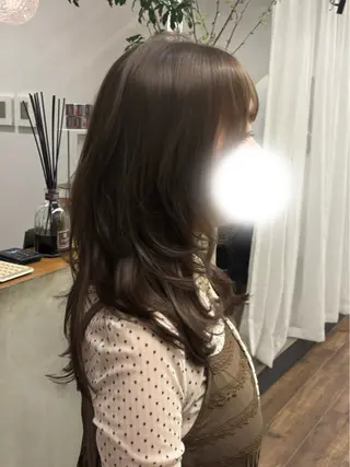 ミディアム カラー 広島韓国ヘア♡ たかみのヘアスタイル