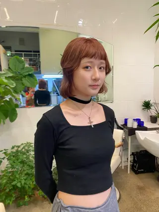 カラー kiyono moekaのヘアスタイル