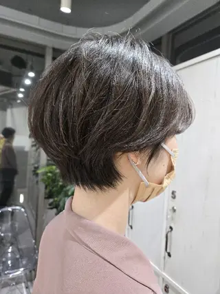ショート パーマ ショート/ボブ/中村 遥香 🧸🤍のヘアスタイル