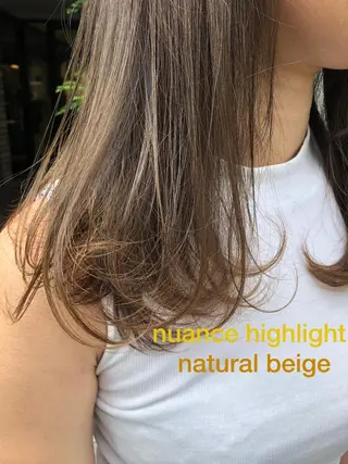 ミディアム カラー stylist 杉浦駿生のヘアスタイル