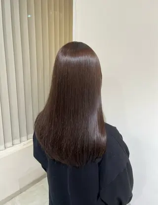 ロング カラー 所 有紗のヘアスタイル