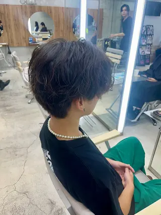 パーマ メンズ ハイトーン/レイヤー 🦋🥀Shuriのヘアスタイル