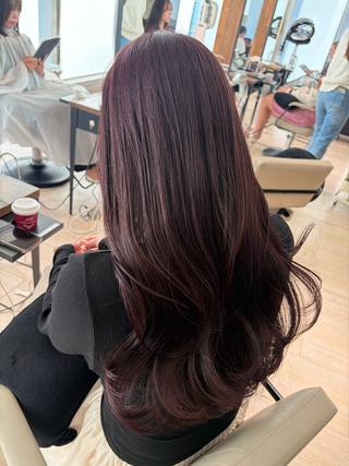 ロング 🎀大竹美侑／顔まわ りカット／レイヤーのヘアスタイル