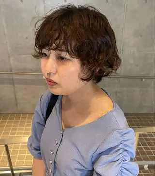 パーマ 🌈メンズパーマ🌈 メンズカットアリサのヘアスタイル