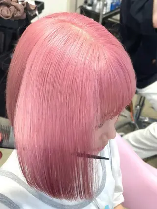ミディアム カラー 🎀ハイトーン・艶 カラー HANA🎀のヘアスタイル