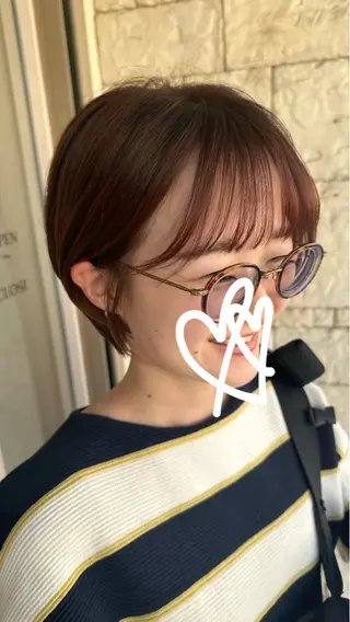 ショート 井上 歩美のヘアスタイル