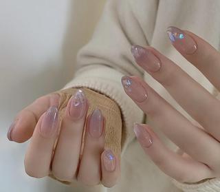 ネイル By moonネイル 🌷ワンホン/韓国風のネイルデザイン