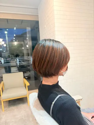 ショート ゆとり 茨木/ショートボブのヘアスタイル