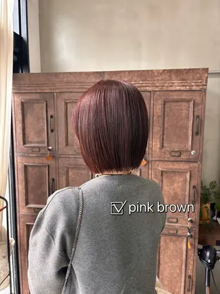カラー ウエチ モモカのヘアスタイル