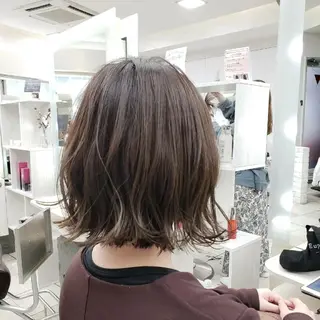 ミディアム カラー ボブ・ロブ 福田 泰久✂️✨のヘアスタイル