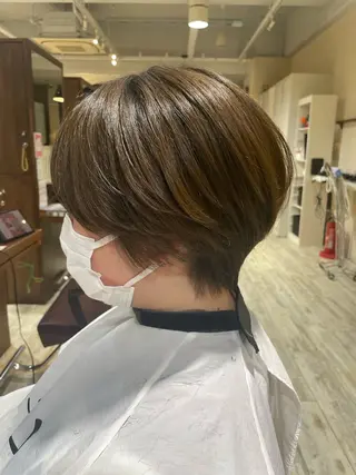ショート 髪質改善/ 梅田中崎町/宮里のヘアスタイル