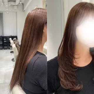 ロング カラー 似合わせスタイル 表参道🌿ちえのヘアスタイル