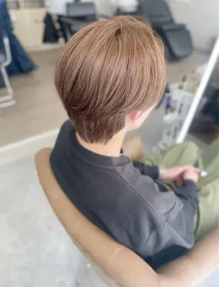 ショート カラー メンズ 近藤 叶大のヘアスタイル