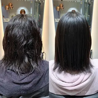 ミディアム パーマ 似合わせショート🌿 ボブ🫧 乾辺真悠子のヘアスタイル