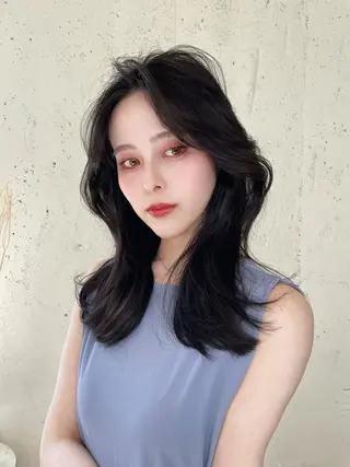 ロング 縮毛矯正/髪質改善 の専門家IKEのヘアスタイル