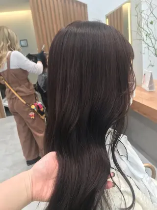 ロング カラー 木野田 萌のヘアスタイル