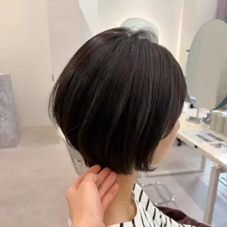 ショート 似合わせカット ショートボブ🦋廣瀬のヘアスタイル